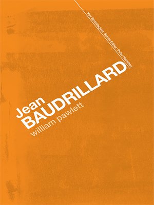 cover image of Jean Baudrillard